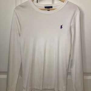 White Ralph Lauren long sleeve